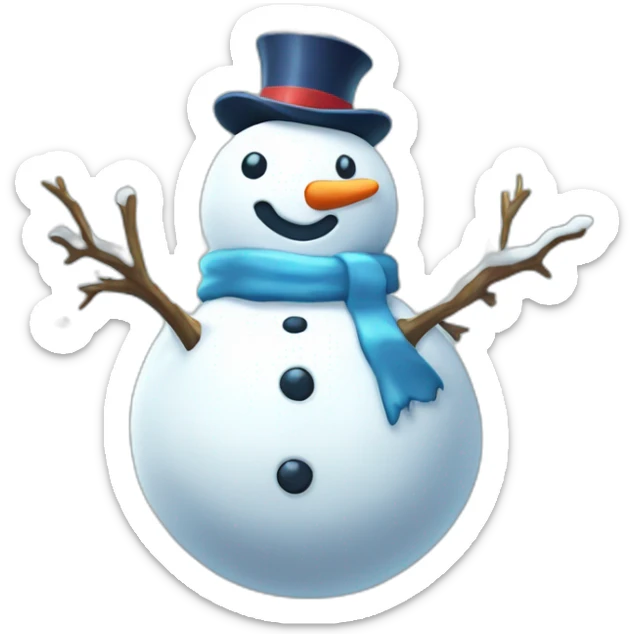 Snowman Badge Medal Epic Mystery Legendary NewYear PokemonTheme Pokeball Snowfall Snowballs sticker