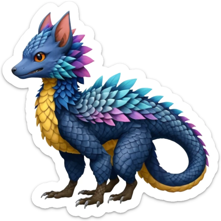 Trico-Fionbri-Vernid-Nargacuga-fusion, full body sticker