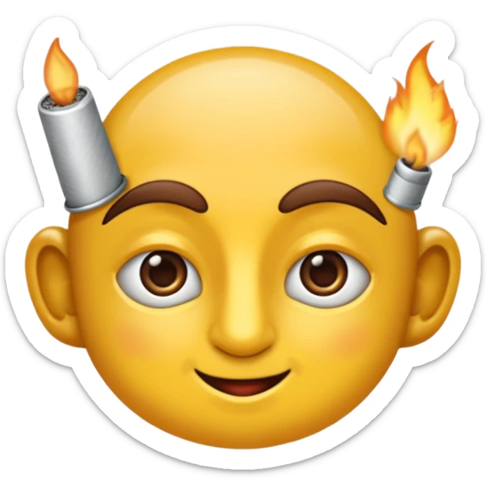 Göz Kırpan, Kafasinda Yamuk Kral Tacı Olan ve Ağzında Sigara Olan  👌 işareti yapan emoji sticker