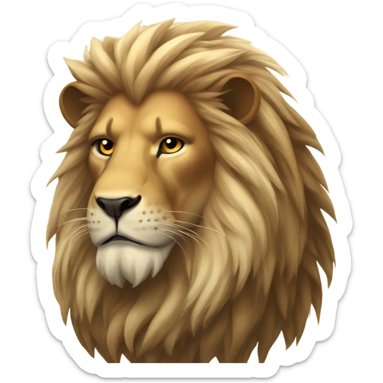 Lion sticker