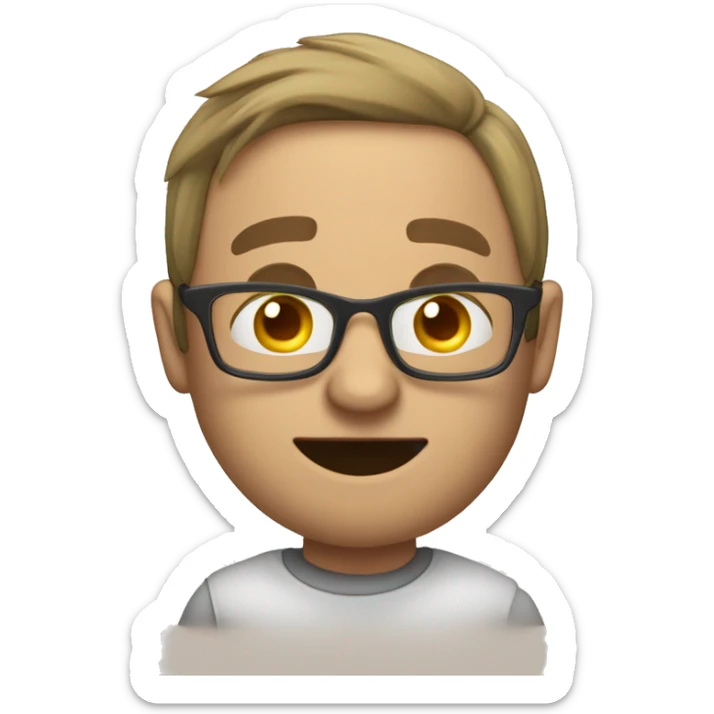 Erstelle mir eine Emoji der in weinachtsstimmung ist und Julian auf dem T-Shirt zu stehen hat sticker