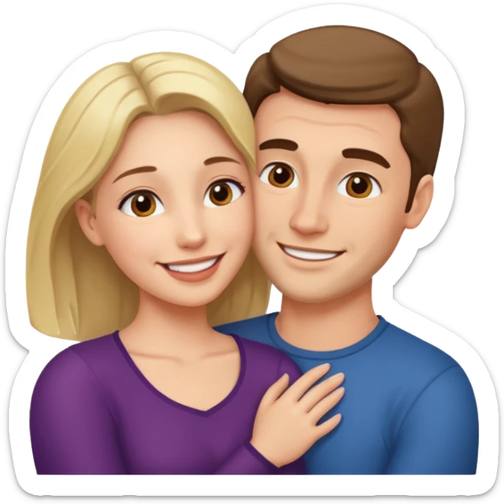 Une femme et un homme entrain de faire l'amour sticker