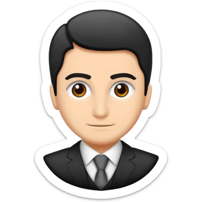 Güneş gözlüğü takan beşiktaş formalı gri beyaz keei sticker