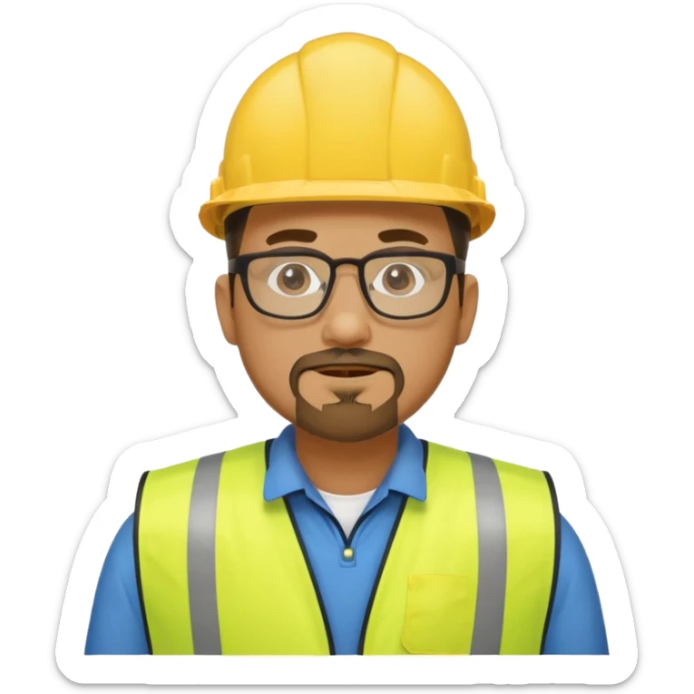 Walmart worker odp has a gotea wheres glasses yellow safety vest and hes 40 sticker