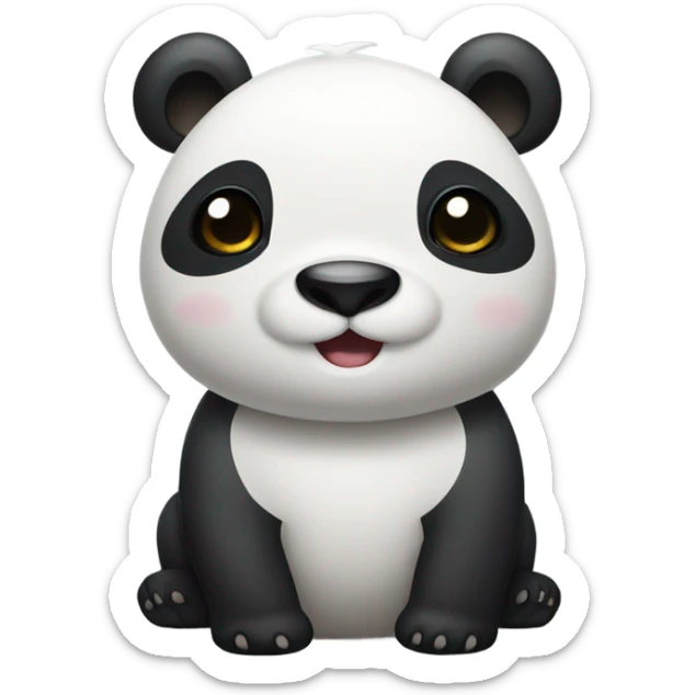 cute panda sticker