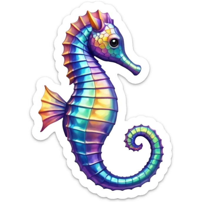 Seahorse sticker