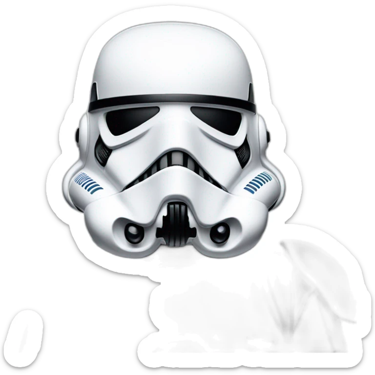 Stormtrooper happy sticker