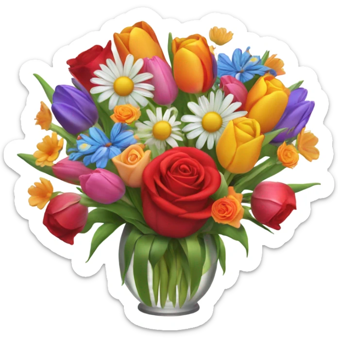 Flowers sticker