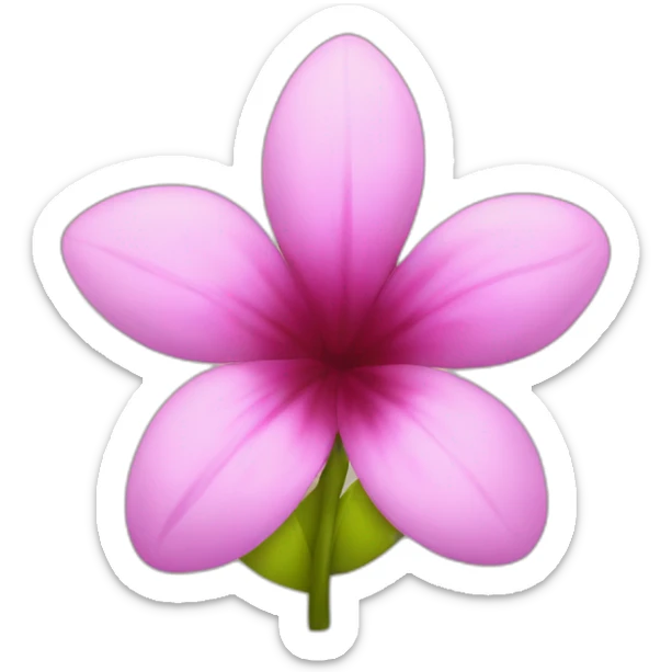 bambi flower sticker