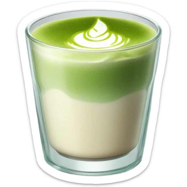 Matcha latte  sticker