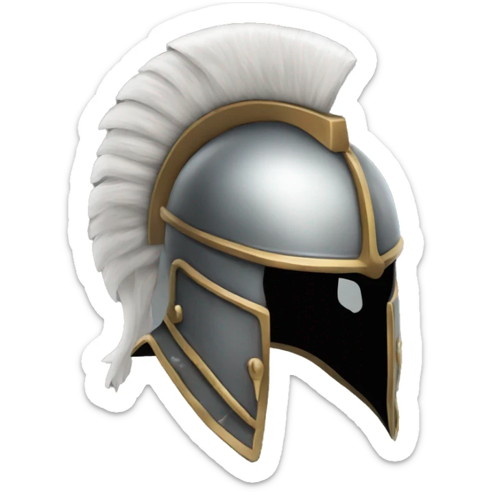 Warrior helmet sticker