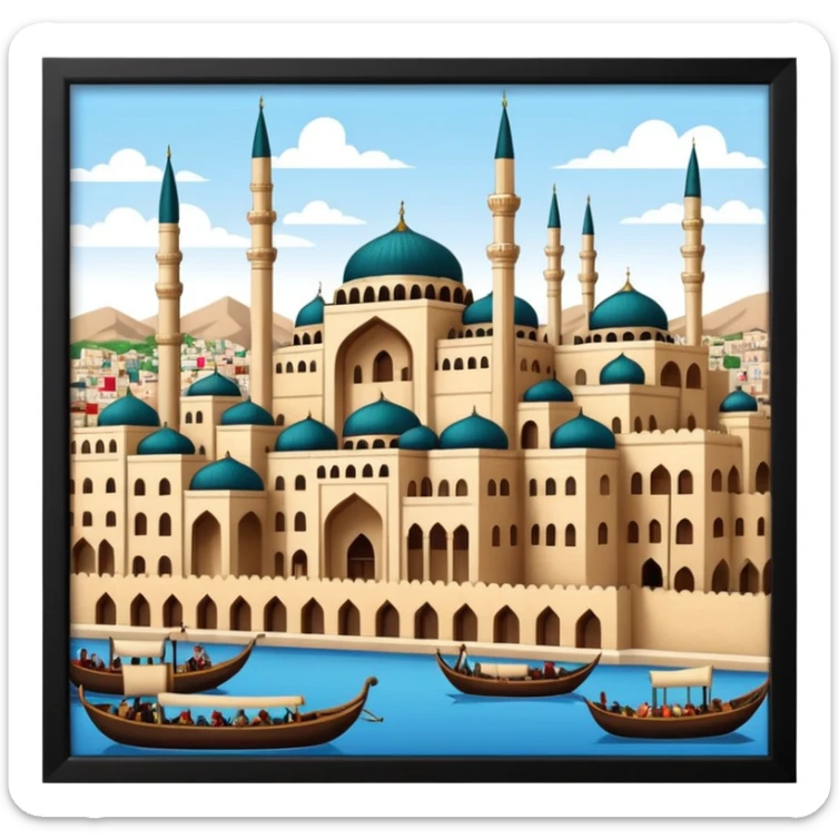 The Ottoman Empire in the year 1453The year of the Ottoman Empire 1453  sticker