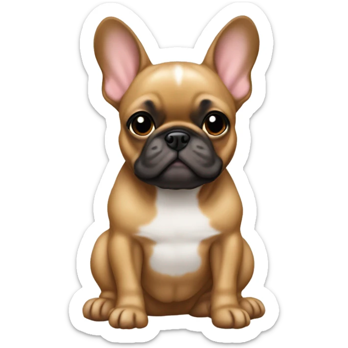 Fawn frenchie sticker