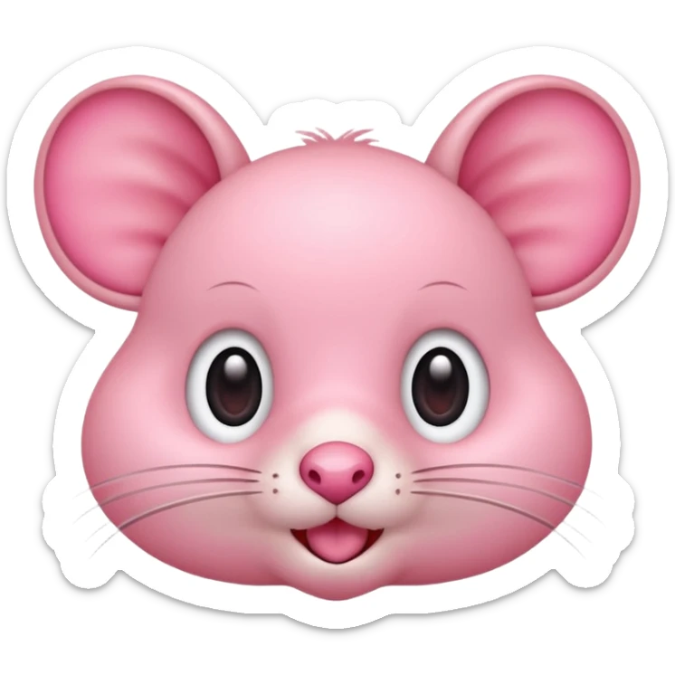 Un ratón cute volteando los ojos 🙄 como ese emoji SOLO LOS OJOS sticker