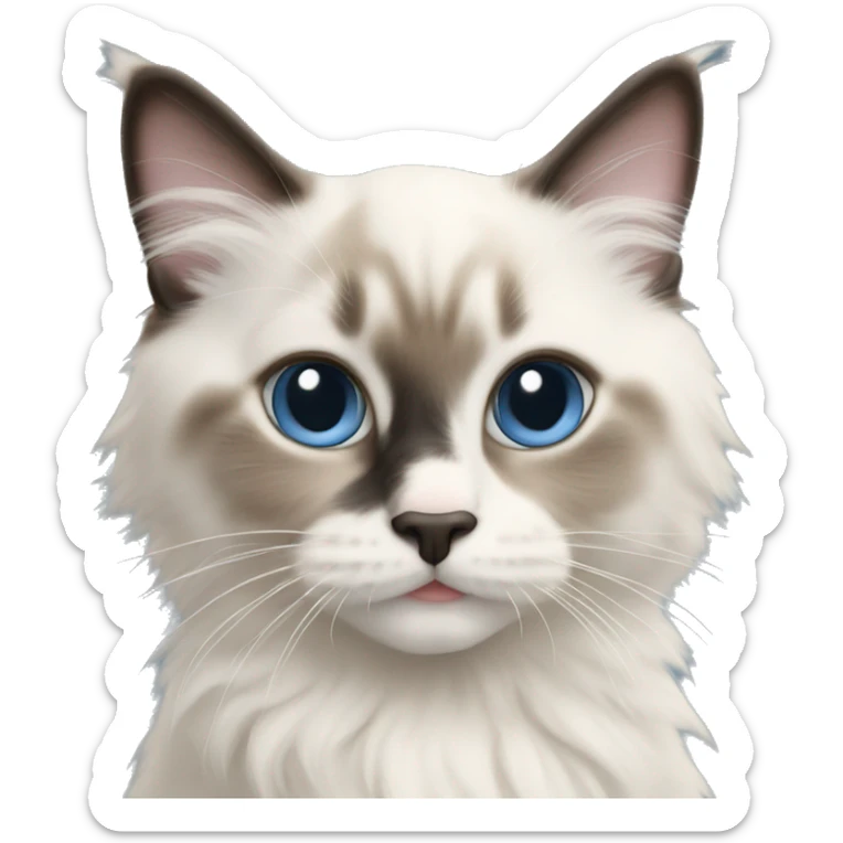 Ragdoll kitten sticker
