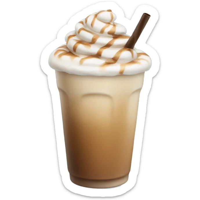 Iced latte sticker