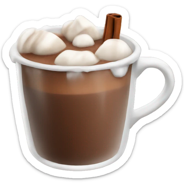 Hot chocolate  sticker