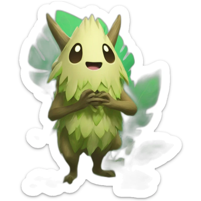 Korok forest spirit from Legend of Zelda breath of the wild sticker