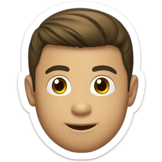 Cristiano Ronaldo apple sticker