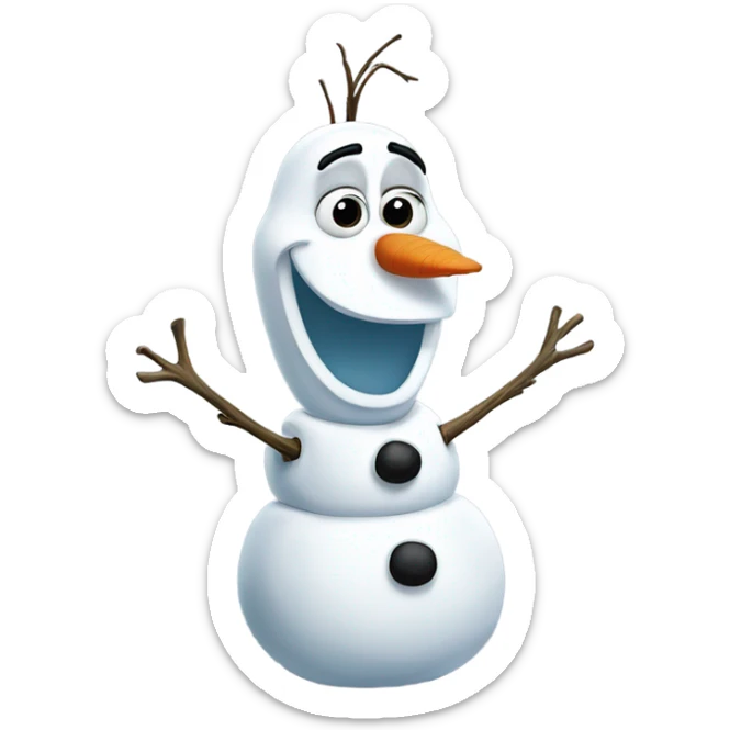 olaf sticker