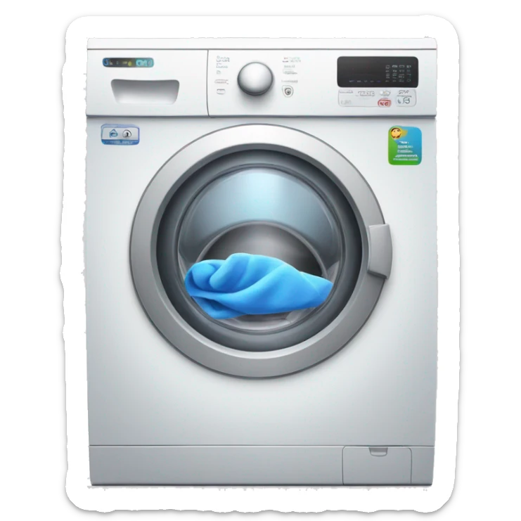 Washing machine  sticker
