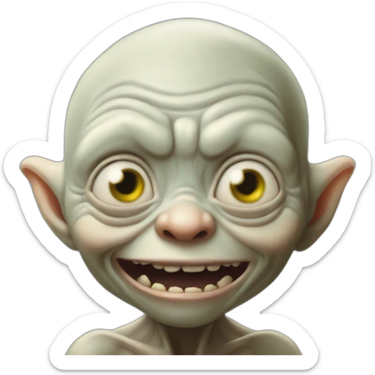Gollum Amour sticker
