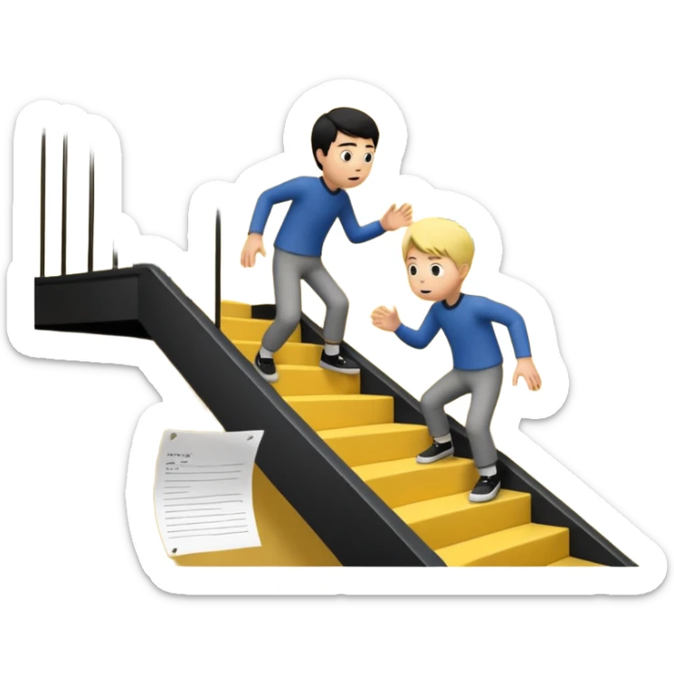 Eli figures out the clues to escape but rex rips the paper because he didn't want them to get out. And they figure out the code because they were being smart and using their brains. It takes place in the Yellow Room, the stairwell. Which gives a nerverackng scared vibe. sticker