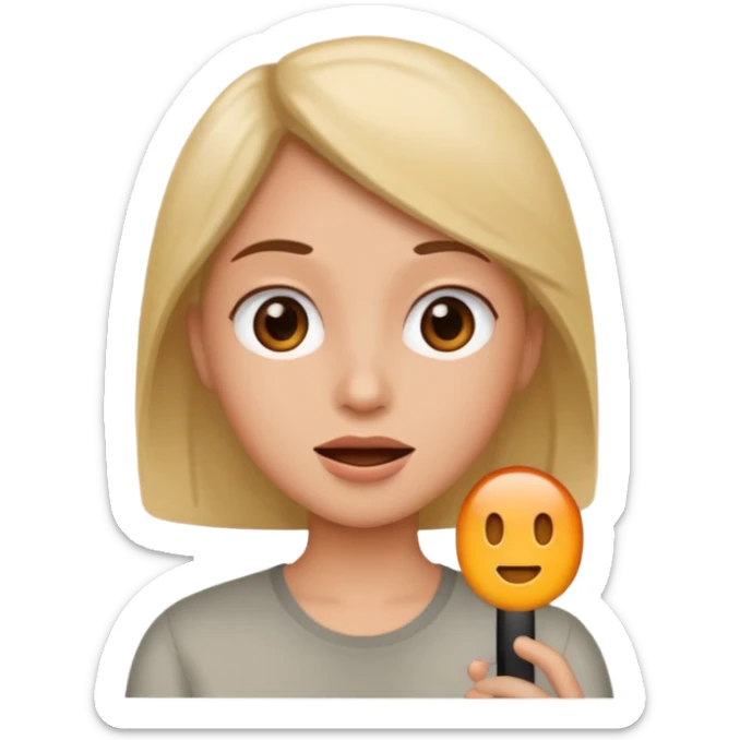 Listen, I just wanna talk. Don’t make emoji I told you. sticker