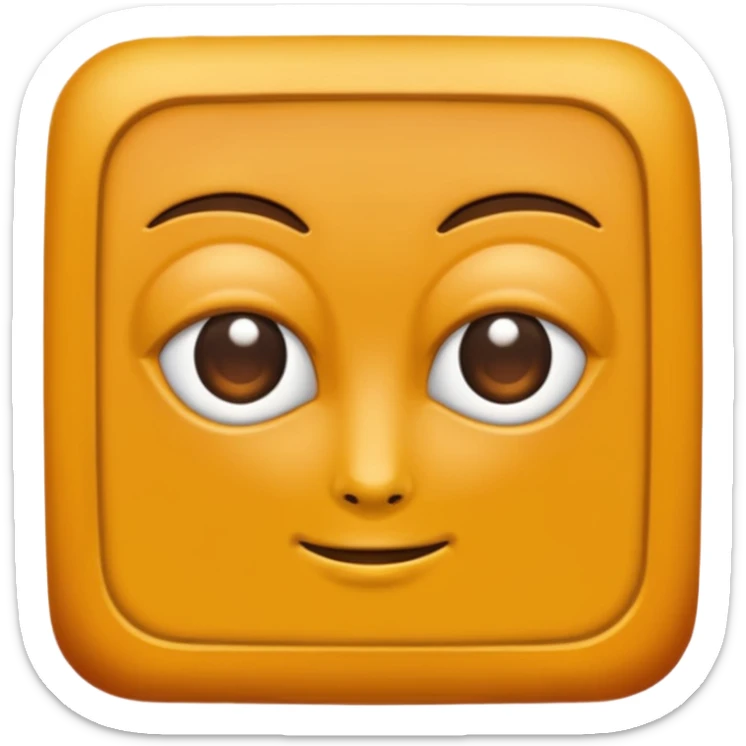 haceme un sprunki con cuerpo cuadrado  fino sticker