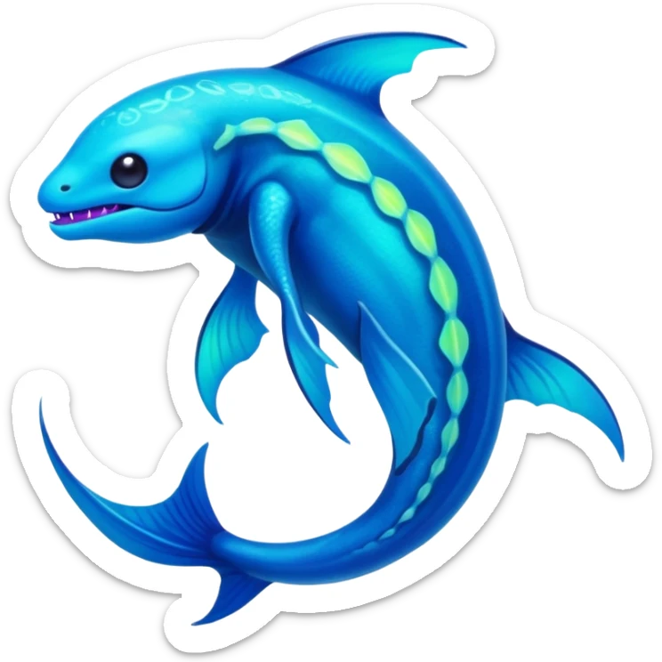 Lumineon-Fakémon-hybrid-creature (full body)  sticker