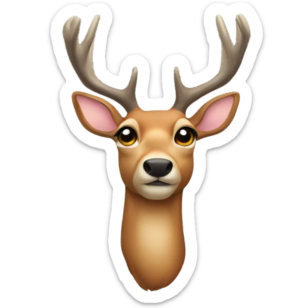 Deer sticker