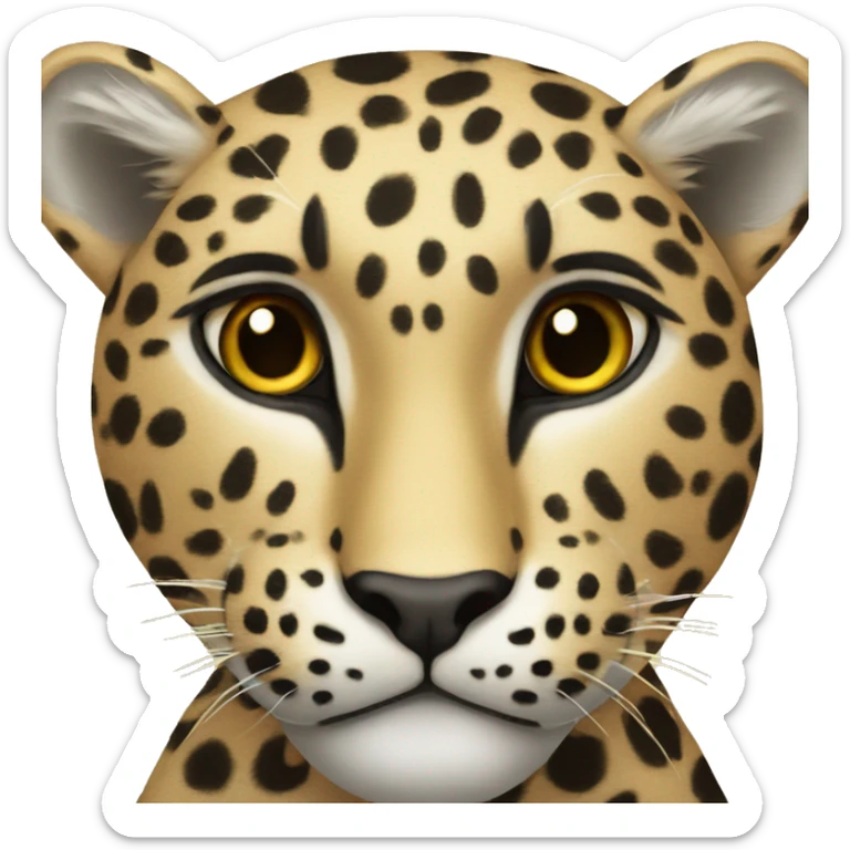 Leopard  sticker