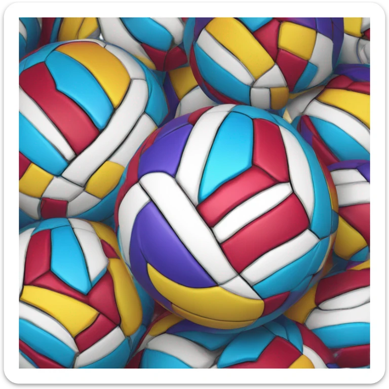 volleyball  sticker