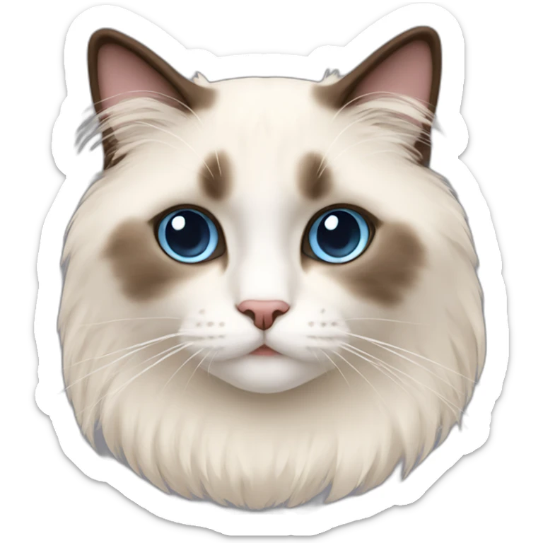 Ragdoll cat sticker