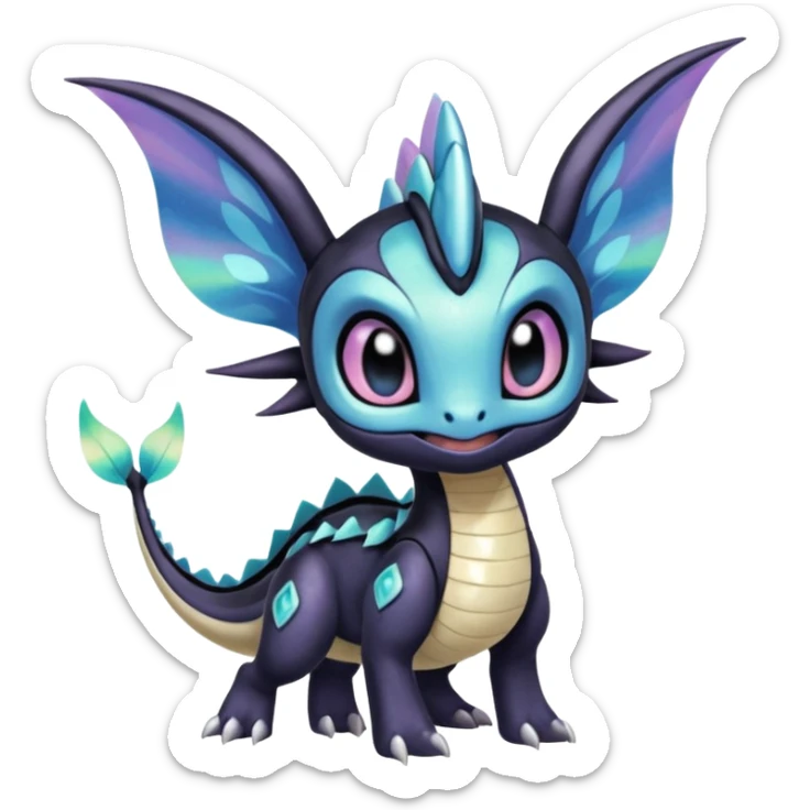 Meloetta-Cresselia-Palkia-Spyro-Toothless-Stitch-Fakémon-creature-hybrid sticker