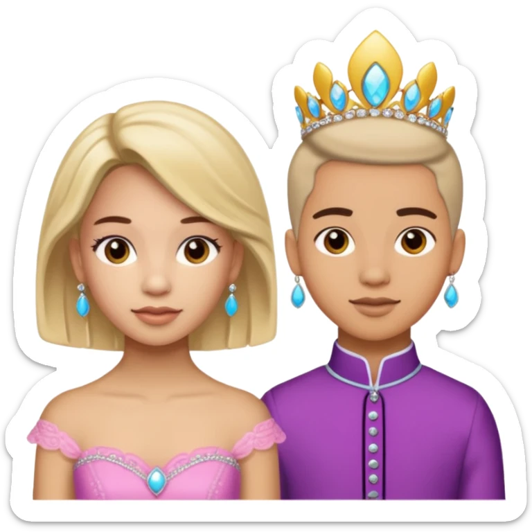 Quinceañera makeover of the boy to girl and before after picture about the boy getting a new look for his Quinceañera sticker