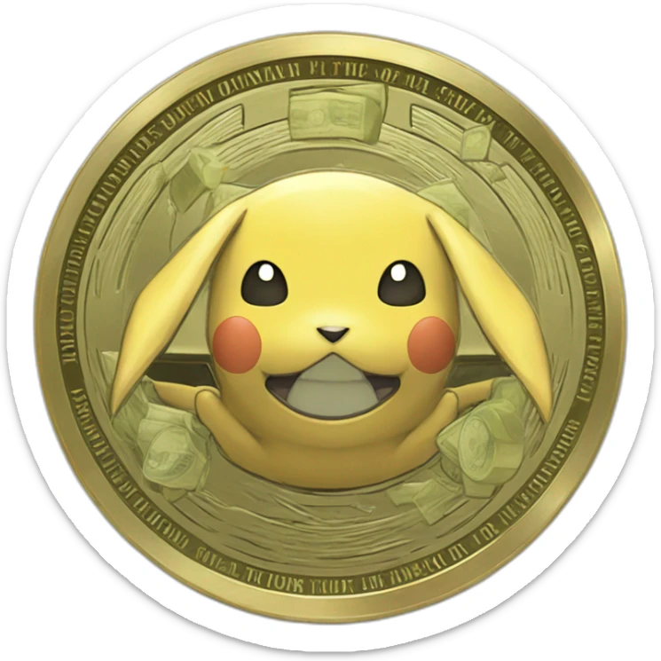 pokemon money puregold coin pokecoin pokedollar dollar sticker