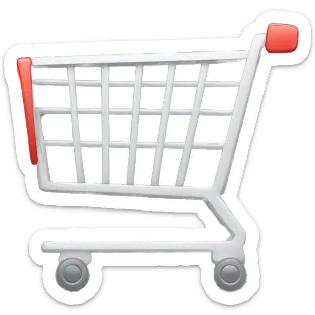 shopping cart sticker