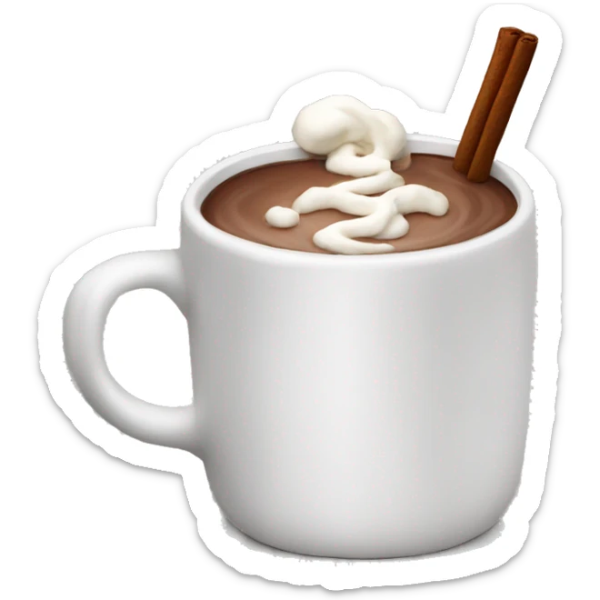 Hot chocolate  sticker