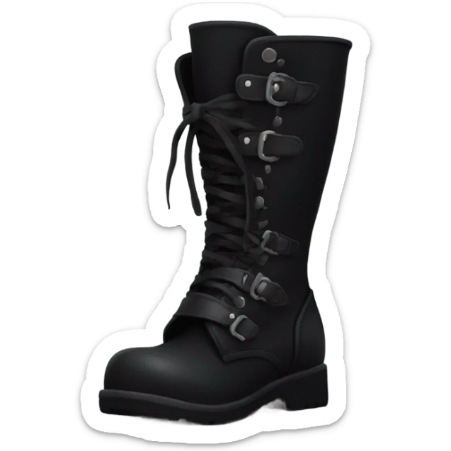 Goth boots sticker