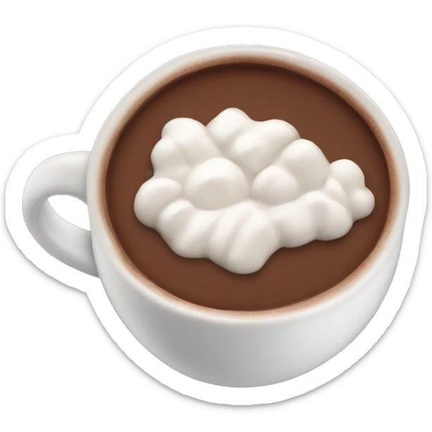 hot chocolate  sticker