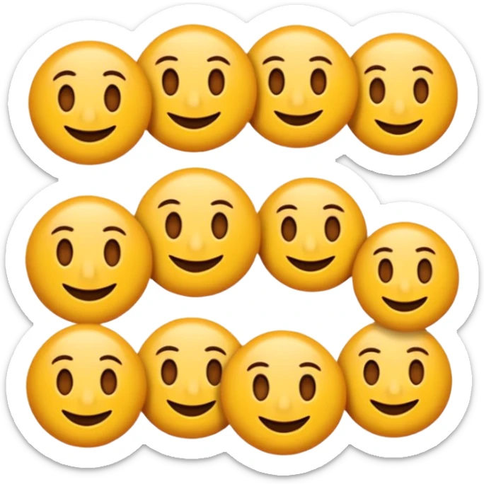 El işareti yumruk yap. Baş parmağı işaret ve orta parmağın arasından çıksın  sticker