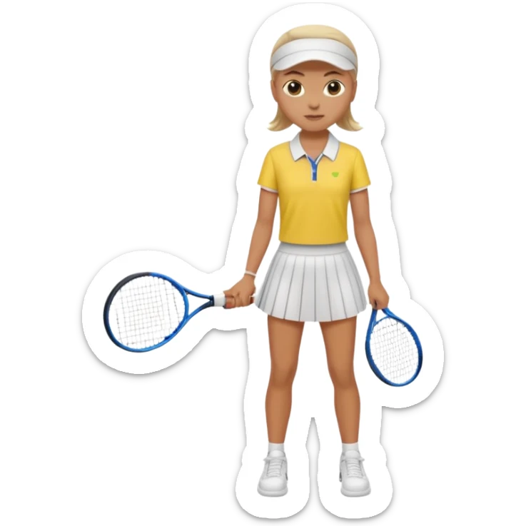 tennis girl outfit no girl only outfit sticker
