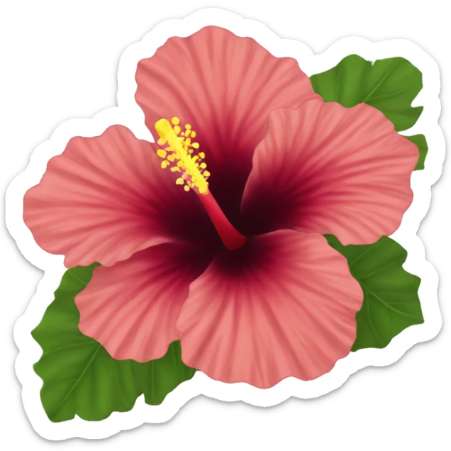 hibiscus sticker