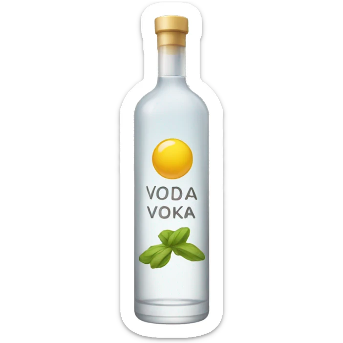 Vodka sticker
