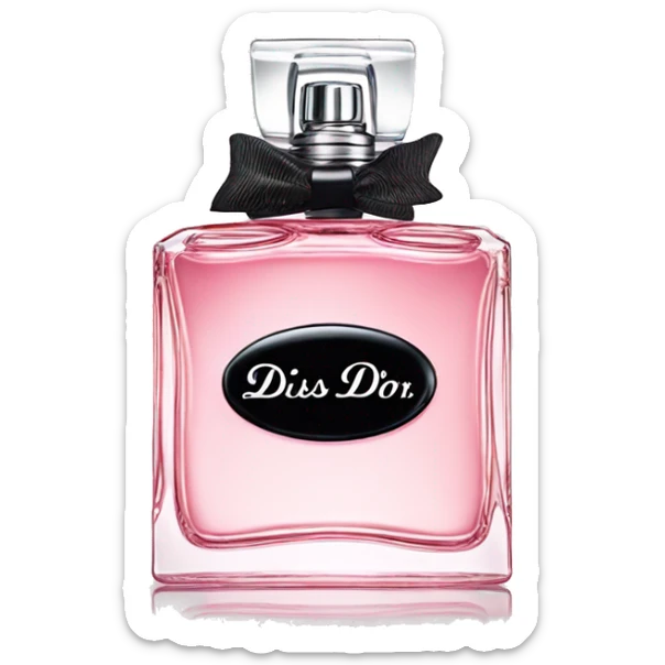 Miss dior perfume sticker