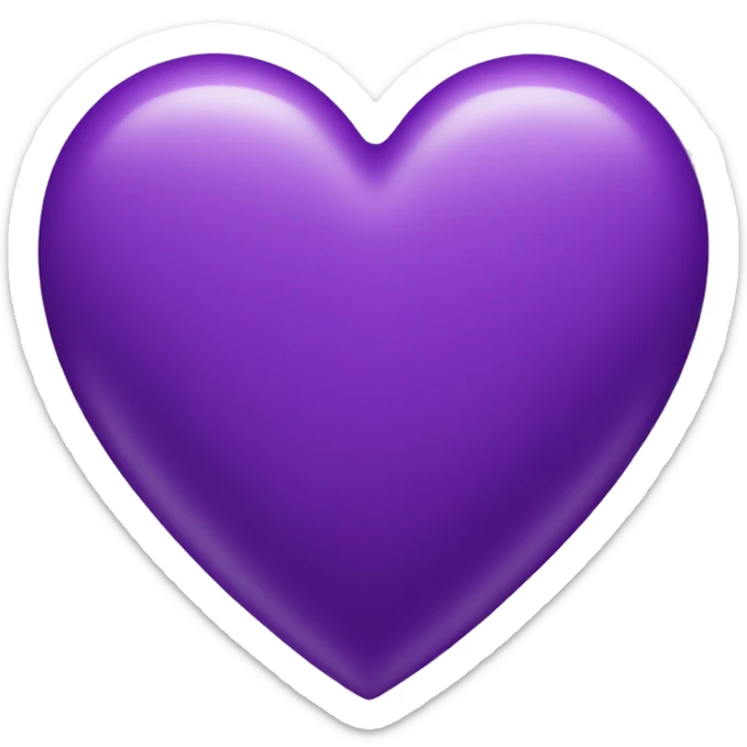 Purple heart  sticker
