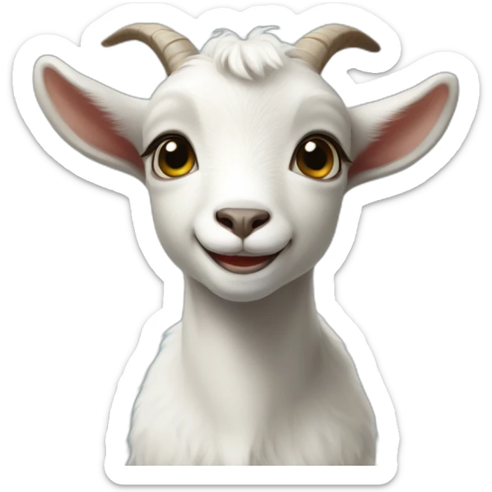 Baby goat sticker