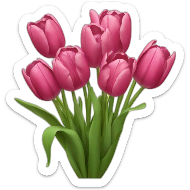 tulips sticker