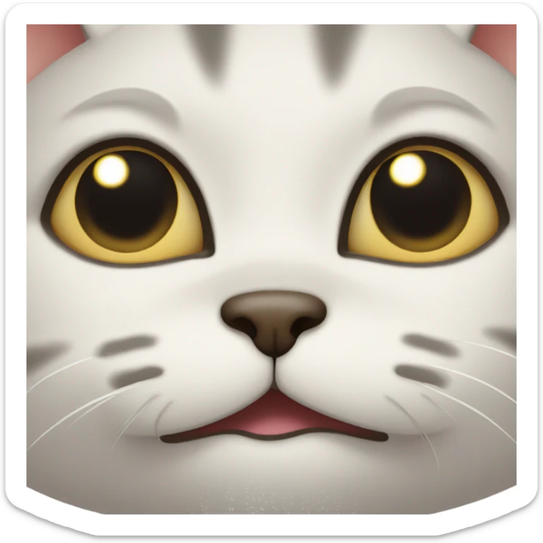 cat crying sticker